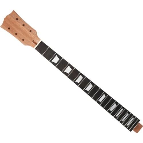 Electric Guitar Neck Unfinished 22 fret for Electric Guitar Replacement Maple Mahogany Wood