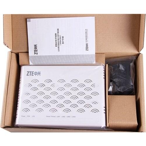 New Version 5.0 ZTE GPON terminal ZXA10 F660 ONU/ONT With 1GE+3FE+ 1Voice+WIFI+1USB,Optical Network Terminal English version