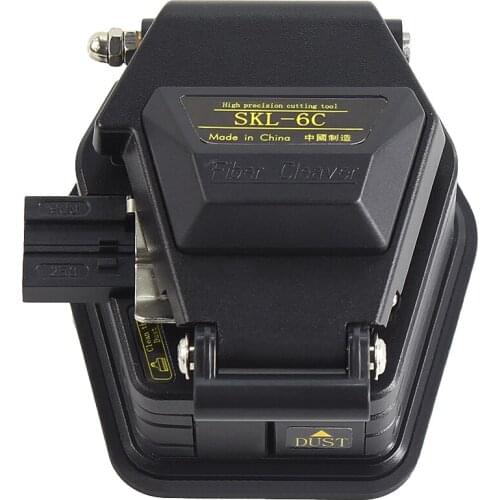 New Fiber cleaver SKL-6C cable cutting knife FTTH fiber optic knife tools cutter High Precision Fiber Cleavers 16 surface blade