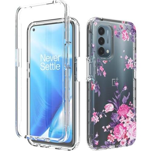 Painted 360 Full Body Clear Case For OnePlus Nord N200 Cases TPU Bumper Shockproof Flexible Phone Cover For OnePlus N 200 5G