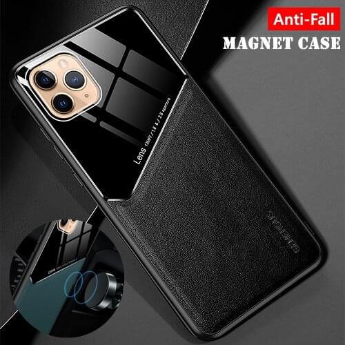 Leather Case For iPhone 11 12 Pro XS Max XR X 8 7 6S 6 Plus SE 2020 Magnet Silicone Cover Case For Apple iPhone 12 Pro Max Mini