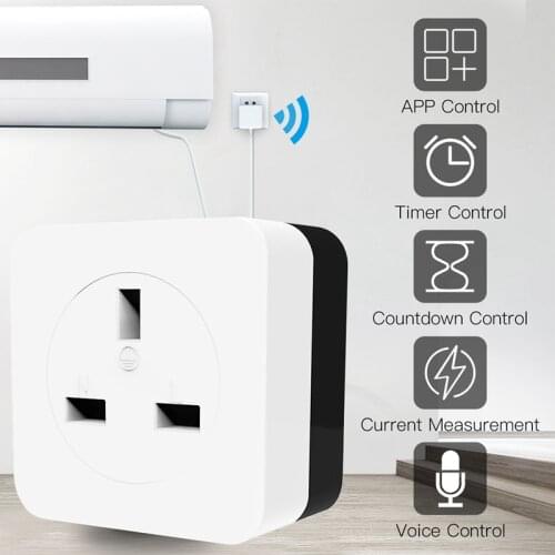 HOT-Smart Air Conditioner Controller Companion WiFi IR Remote Controller Socket Voice Control APP Remote Control