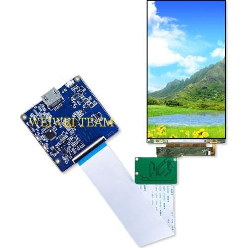 5.5 inch 4K IPS LCD module 3860X2160 panel with MIPI controller board for DLP/SLA 3D printer KLD 1260 1268 display screen