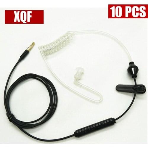 10PCS 3.5mm Anti Radiation Proof Earphone Headset for iPhone6 plus For iPhone5 s For Samsung S6 Edge S5 S4 Note4 Note3 Sony Z3