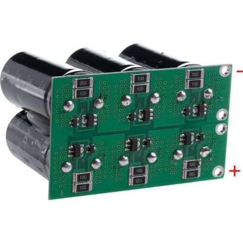 2021 New Farad Capacitor 2.7V 120F 6Pcs Super Capacitor With Protection Board Module New