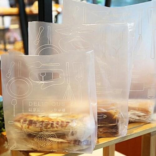 50Pcs Christmas Gift Bag Cookie Candy Bread Packing Storage Pouch Wedding Decor