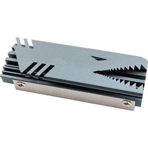 Aluminum Cooling Heat Sink Thermal Pad Heat Dissipation Radiator Thickness 0.69" for M.2 2280 SATA NVME M2 SSD Heatsink