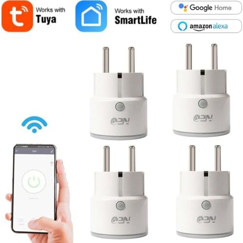 10A NEO Tuya Wifi Wireless Smart Plug Smart Life/Tuya APP Remote Control Smart Socket Support Google Home Alexa Voice Control