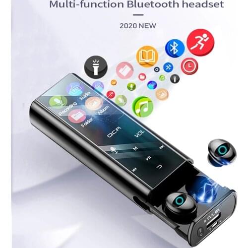 NBL Q1 Wireless bluetooth earphone earbuds Multi-function MP3 Player Headest IPX7 Waterproof 9D TWS earphone 6000mAh Power Bank