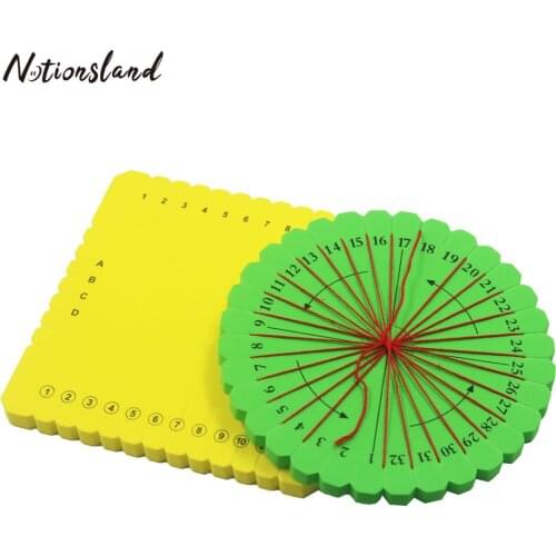 Bracelet Knitting Kumihimo Disc Disk Tray Braided Rope Knot Round Square Thread Handmade Knitting Tool