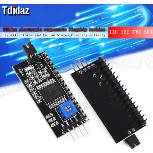 IIC I2C TWI SPI Serial Interface Board Port 1602 2004 LCD LCD1602 Adapter Plate LCD Adapter Converter Module PCF8574