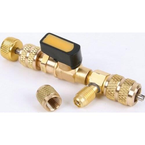 Valve Core Remover Dual Size 5/16" Inch 1/4" Inch Port Installer Tool Car Automobile Valve Core Loading and Unloading Repair