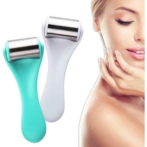 Massage Roller For Face Natural Massager Scraper Set Thin Lift Beauty Slimming Tools Roller Steel Ice R