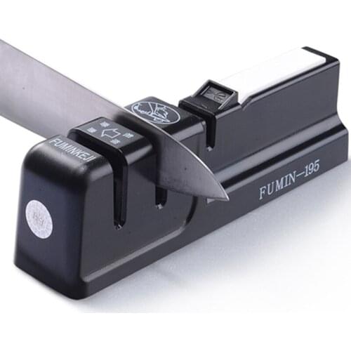 Multifunctional Chisel Sharpener Knife Sharper Kitchen Knife Home Fast Artifact Apex Three-stage Stone Kitchen Tools Sharp 5MD32