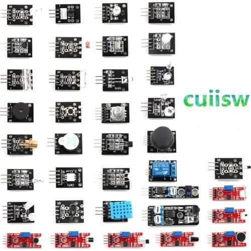 37 IN 1 SENSOR KITS HIGH-QUALITY Starters Works with Official Boards For Arduino Raspberry Pi