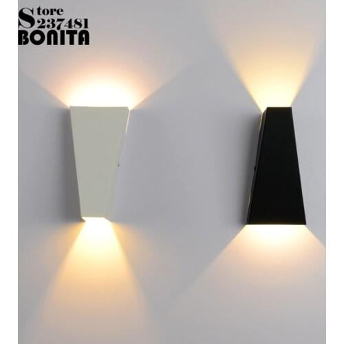 Bedside Background wall light modern wall lamp LED aluminum geometric Outdoor waterproof garden sconces light