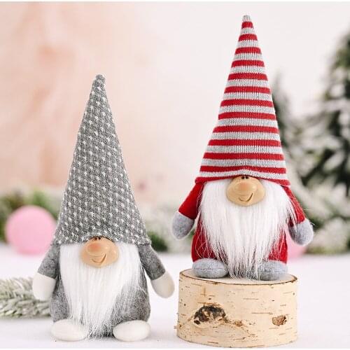 Christmas Decoration Forest Elderly Smiling Face Doll Faceless Baby Santa Claus Doll Decoration