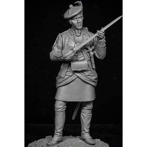 1/24 Officer 75mm Scale Resin Figure Building Kit