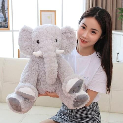 1pc 50cm Fashion Baby Animal Elephant Style Doll Stuffed Elephant Plush Pillow Kids Toy Children Room Bed Decoration Toys Gift