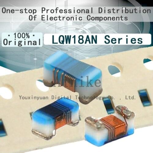 100/Pcs LQW18AN Series 0603 SMD Winding Inductance 12nH 15nH 18nH 20nH 22nH 24nH 27nH 30nH 33nH 36nH 43nH 47nH 56nH 62/68/72/82n