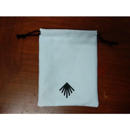 250pcs cotton jewelry gift drawstring pouches bags custom logo for diamond jewelry gift storage and packaging free shipping