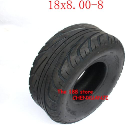 8inch 4PR ATV Quad Go-kart Vacuum wheel Tires 205/60-8 Tires 18x8.00-8 tubeless Tyres For Harley Chinese Bike