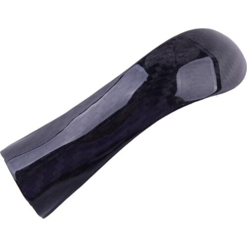 Car Black Carbon Fiber Gear Shift Knob Head Cover Trim Accessories Fit for Infiniti Q50 Q60 2014 2015 2016 2017 2018 2019 2020