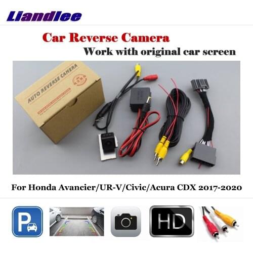 Auto Rear View Reverse Backup Parking Camera For Honda Avancier/UR-V/Civic/Acura CDX 2017-2020 Full HD CCD Car Accessories