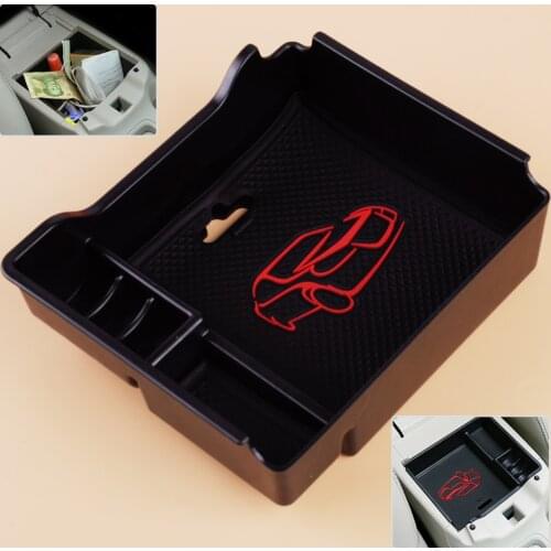 CITALL Car Central Console Armrest Storage Box Tray Fit for Nissan Sentra 2013 2014 2015 2016 2017