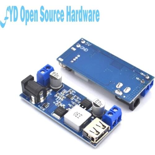 DC-DC Converter Module 30W Voltage Step Down Module 9-36V 12V24V to 5V 6A USB Charging Power Supply Voltage Regulator