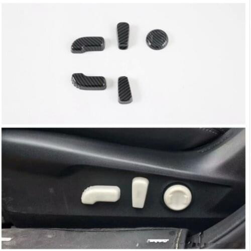 For Subaru Outback 2021 Car Seat Position Switch Button Moulding Cover Trim ABS Auto Styling Garnish Sticker