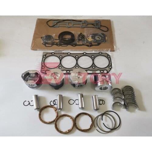For YANMAR KOMATSU 4D84-3 4D84-2 4D84-1 overhaul kit + crankshaft + connecting rod