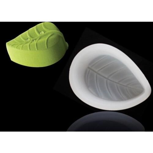Leaf sugar mousse cake mold DIY ice cream leaf silica gel mold