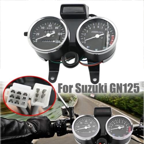 GN125 Odometer Motorcycle Speedometer Tachometer ABS Plastic For Suzuki GN 125 Instrument Assembly