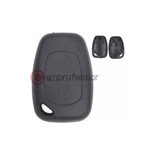 KEYECU 2 Button Remote Key Fob Case Shell for Renault Trafic Vauxhall Vivaro Movano(No Blanl Blade)
