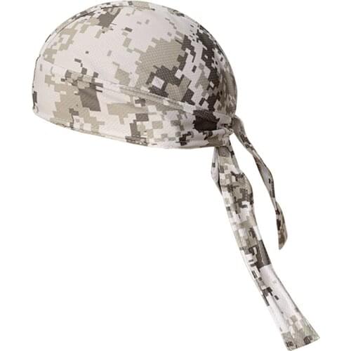 Summer Outdoor Cycling Caps Moisture Wicking Sunshade Head Cover Headscarf Breathable Quick Dry Pirate Cap Helmet