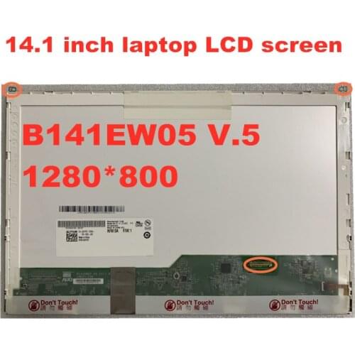 14.1 inch laptop lcd Display matrix screen LTN141AT16 B141EW05 V.5 LP141WX5 TPP1 N141I6-D11 for DELL E6410 notbook
