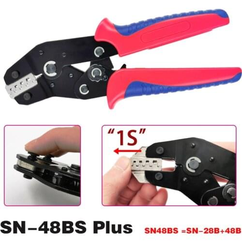 Crimping Pliers Set SN-48BS plus quick jaw replacement TBA Electrical Clamp Tools 2.8 4.8 6.3/tube/Photovoltaic/insuated Pliers
