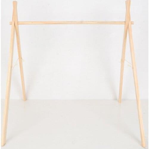 Nordic Simple Wooden Fitness Rack Children Room Decorations Baby Play Gym Bar 97BC