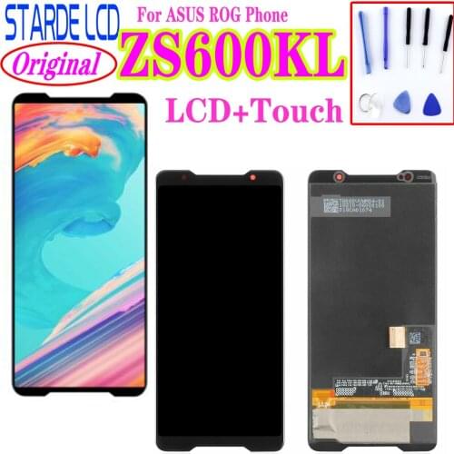 Original Amolded LCD Screen for Asus ROG Phone ZS600kl z01QD LCD Display Touch Screen Digitizer Assembly Replacement