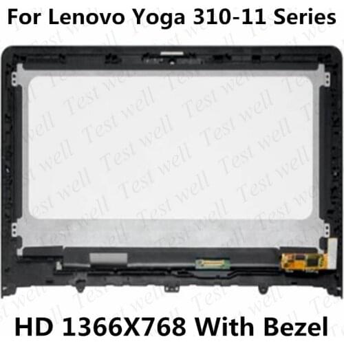 Original New 11.6'' LCD Screen Touch Digitizer Glass Assembly for Lenovo Yoga 310-11 Yoga 310-11IAP 5D10M36226 HD 1366X768