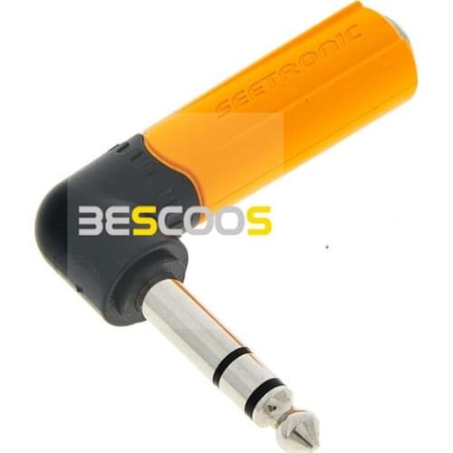 Seetronic MP3-PM-R 6.35mm Female to 3.5mm Male Stereo Headphone Adapter Jack
