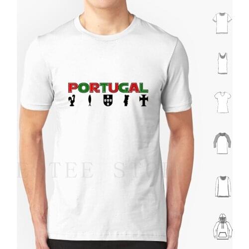 Portugal Cool Shirt T Shirt Print Cotton Portugal Football Team Winners Galo De Barcelos Natas Eusebio Discovery Fado Quinas
