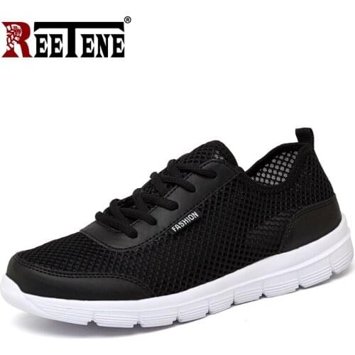 REETENE Mens Breathable Sneakers