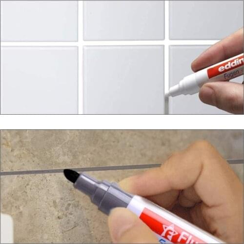 Color Pen White Tile Refill Grout Pen Tile Gap Repair Bathroom Porcelain Filling Waterproof Mouldproof Cleaner Agents Paint