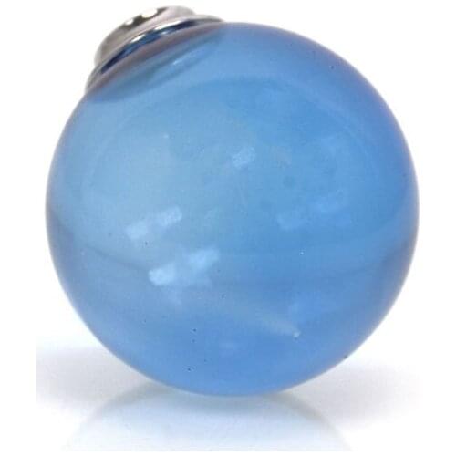 Crystal Shape Gear Stick Shift Shifter Knob Round Ball Universal Fit for Car Manual and Automatic Transmission Button QW