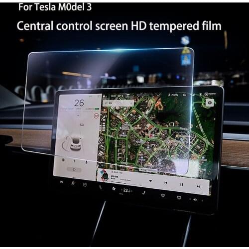 Tesla Center Control touch screen Tempered Glass Navigation Screen Protective film for Tesla Model 3 S X Accessories