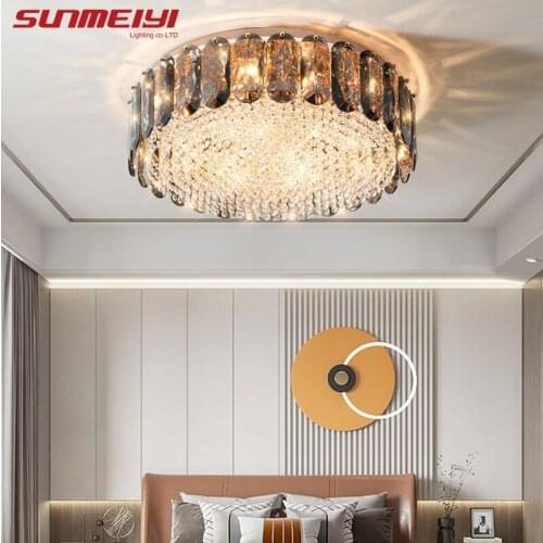 Led Ceiling Lights Modern Crystal Ceiling Lamp For Bedroom Kitchen Corridor Luxury Living Room Lighting luminaire plafonnier