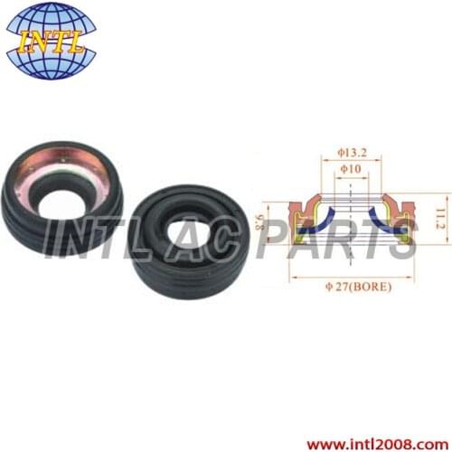 Compressor lip seal for 5SE09C 6SEU12 7SBU16C CWV615 CWV617 CWV618/shaft seal for VW PASSAT B5/ Benz oil LIP SEAL