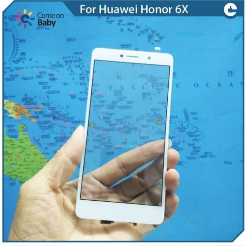 1-10pcs New original For Huawei Honor 6X Touch Screen Panel Front Glass Touchscreen Panel Digitizer Replacement